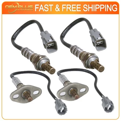 Sensor de oxígeno aguas arriba y aguas abajo 4 piezas para Lexus LX470 2003-2005 Toyota Land Cruiser Foto 1 de 4