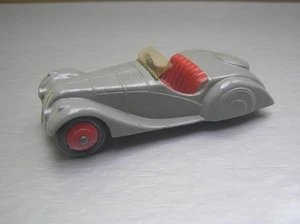 Dinky Toys 38A BMW Frazer Nash dunkelgrau mit roten Naben + Sitzen selten neuwertig - Bild 1 von 10