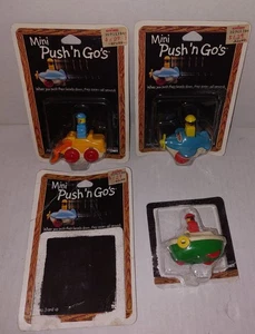 Lote De 3 Tomy Push N Go Vintage 1982 Plástico Multicolor Nuevo En Paquete Dañado - Imagen 1 de 9
