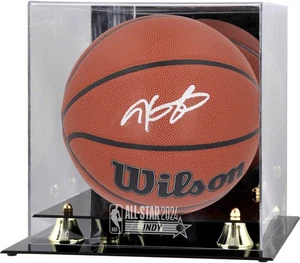 Kevin Durant Suns Signed Wilson Replica Basketball w/2024 NBA ASG Display Case - Picture 1 of 1