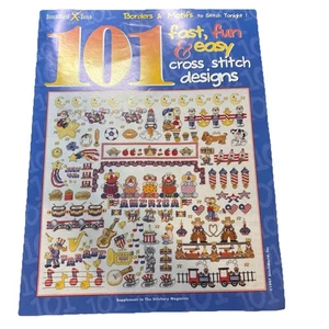 Gezählte Kreuzstich Bordüren Motive Stichwelt X-Stitch 101 Designs Faltblatt - Bild 1 von 2