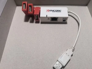 Cable adaptador HUB USB 2.0 de 3 puertos Ethernet de red USB a LAN - Imagen 1 de 4