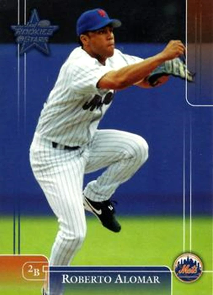 Leaf Rookies and Stars #202 2002 Roberto Alomar New York Mets Salón de la fama Foto 1 de 1