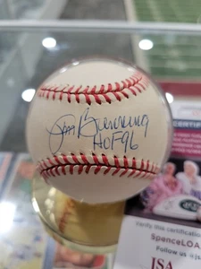 Autographed Jim Bunning JSA COA Rawlings National League Baseball Signed Auto NL - Bild 1 von 3