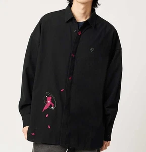 Camisa Grande YuYu Hakusho X Graniph Rosa Látigo Negra Japón Nueva Pre - Imagen 1 de 10