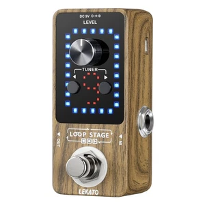 LEKATO Looper Pedale Chitarra Loop Tuner Pedale 9 Loop 40 Minuti Tempo di Registrazione - Foto 1 di 10