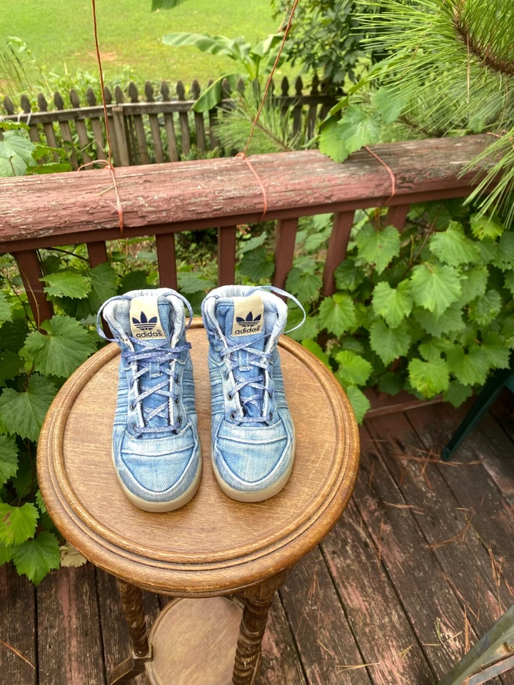 TALLAS BEBÉ 10K Adidas Jeremy Scott ALAS DE DENIM V24622 Auténticas NIÑOS Foto 1 de 4