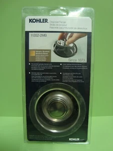 Kohler 11352-CP Garbage Disposal Flange w/ Stopper Polished Chrome - Picture 1 of 2