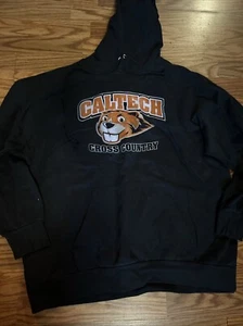 Vintage Size 2XL Caltech Cross Country Hoodie California Institute Of Technology - Picture 1 of 3