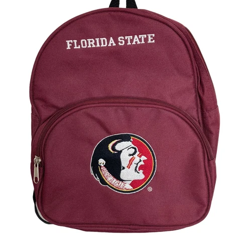Florida State Seminoles Mini Backpack Burgundy FSU Indian Graphic Cover