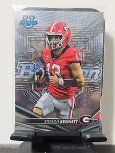 2022-23 Bowman's Best University #50 Stetson Bennett Georgia Bulldogs - Imagen 1 de 6