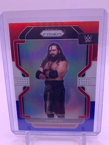 2022 WWE Prizm #103 Saurav Red White Blue Prizm Wrestling Card - Picture 1 of 2