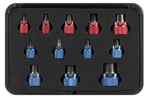 Raceworks BSPT/NPT Tapered Thread Identification Kit 12 Piece - Picture 1 of 1