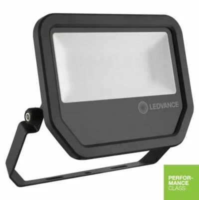 LEDVANCE FLOODLIGHT PROIETTORE NERO 50W 6500K 6000LM IP65 IK07 FLOOD50865BG3