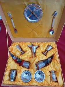 CHINA GIFT BOX HORNS AND WINE CUPS ETC SEE PICS AND READ DETAILS BELOW MODERN - Picture 1 of 11