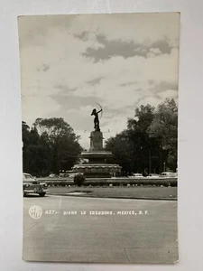 Vintage Real Photo Postcard Diana La Cazaddra Mexico RPPC Unposted Black White - Picture 1 of 3