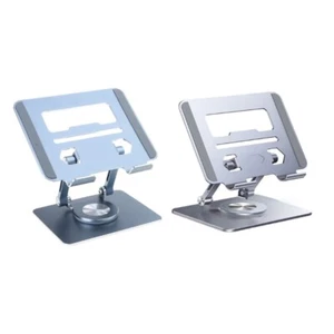 Foldable Laptop Cooling Stand Adjustable Folding Tablet Pad Phone Holder Bracket - Photo 1/10