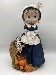 Estatuilla Danbury Mint Betty Boop & Pudgy “Bountiful Betty” (sin pastel) 15” T/so - Imagen 1 de 19