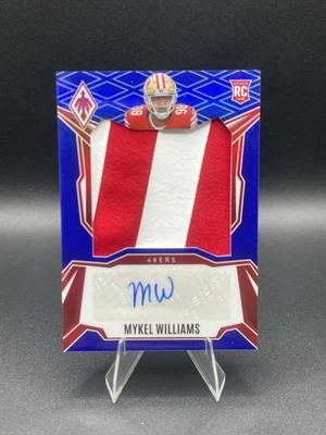 2025 Panini Phoenix Football Mykel Williams #RPS-MWS Memorabilia AUTO Blue /49 - Image 1 of 2