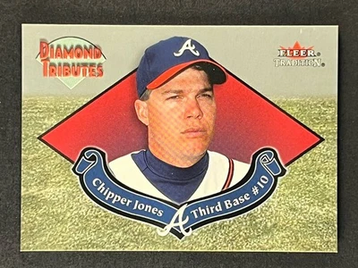 Chipper Jones 2002 Fleer Tradition - Diamond Tributes #12DT Atlanta Braves Foto 1 de 3