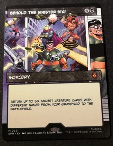 Behold The Sinister Six! - Borderless - SPM - MTG - EN - NM - 0221 - Picture 1 of 1