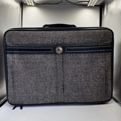 Maleta Equipaje Avión Jordache Tweed Tweed 20x15x6 De Colección Foto 1 de 4