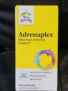 TERRY NATURALLY ADRENAPLEX 120 CAPS EXP:4/27 - Picture 1 of 3