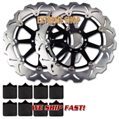 Front Brake Rotor + Pads for Aprilia RSV 1000 Mille Tuono Factory R (2001-2012) - Image 1 of 2