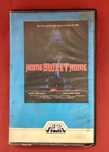 Home Sweet Home VHS Retro Vintage Video Cassette Big Box Cover Horror - Foto 1 di 7