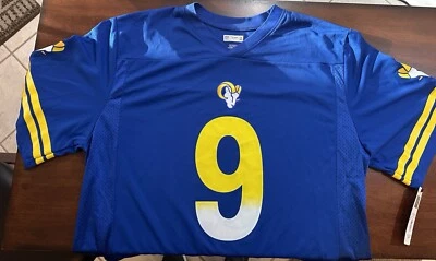 Ropa del equipo de los Rams de Los Ángeles Camiseta Matt Stafford Nueva con etiquetas (XL) $49 Etiqueta Foto 1 de 4