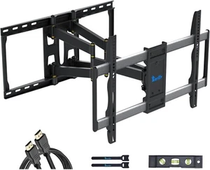 TV Wall Mount Bracket for 37-85 inch TVs, Full Motion TV Wall Mount with Articul - Picture 1 of 8