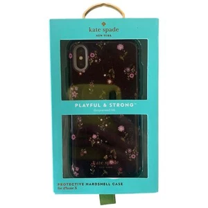 Kate Spade New York Hardshell Case For iPhone X / XS - Spriggy Floral/Black - Picture 1 of 1