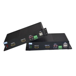 HDMI Extender Media Converter,Uncompressed HD 1080p@60Hz HDMI over Fiber optic - Foto 1 di 13