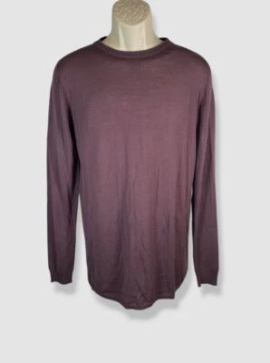 Suéter Rick Owens Para Hombre Púrpura Maglia Nivel Motociclista Cuello Redondo Talla L Foto 1 de 4