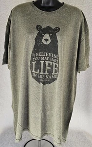 Delta Soft Women Shirt Top Size 2X 3X By Believing You May Have Life In His Name - Picture 1 of 24
