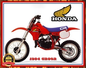 Honda Motorcycle - 1984 CR80R - Metal Sign 11 x 14 - Picture 1 of 4