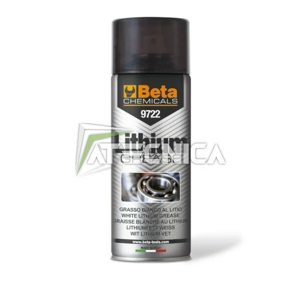 BETA TOOLS Grasso spray al LITIO bianco x cuscinetti e applicazioni marine Beta 9722 400ml