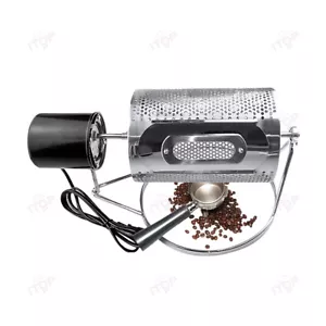 Kaffeeröster Trommel Edelstahl Kaffeebohnenröster 100-250g Kaffeewerkzeuge - Bild 1 von 13