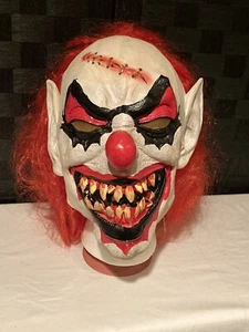 Schnitzer Clown gruselige Halloween Maske rotes Haar Gummi Gesicht Unisex saisonale Wisions - Bild 1 von 5