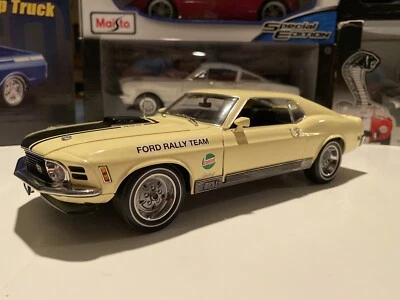 1970 FORD MUSTANG MACH 1 FORD RALLY CHAMP 1:18 Scale Die cast HWY 61 Limited Edn - Image 1 of 4