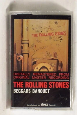 ROLLING STONES ‎– Beggars Banquet 1987 US Reissue cassette SEALED  - Image 1 of 2