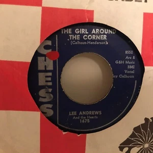 LEE  ANDREWS  7"  VINYL   SINGLE ,  TEAR  DROPS  /  THE GIRL AROUND THE  CORNER - Picture 1 of 2