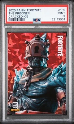Panini Fortnite Cracked ICE #185 2020 The Prisoner PSA 9 EE. UU. Impresión Foto 1 de 2