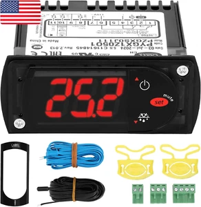 Carel Temperature Thermostat PZGXS0J111 with Temperature Sensor Probe - US Stock - Picture 1 of 6