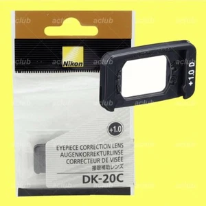 Nikon DK-20C +1.0 Correction Eyepiece Lens Diopter for D7200 D5600 D3500 D780 - Picture 1 of 1