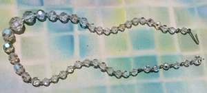 Collar graduado con cuentas de cristal transparente, gargantilla de 7 - Imagen 1 de 5