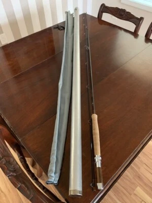 Fenwick HMG GFF908 9’ #8wt de colección nuevo stock antiguo hecho en EE. UU. con tubo original y calcetín Foto 1 de 4