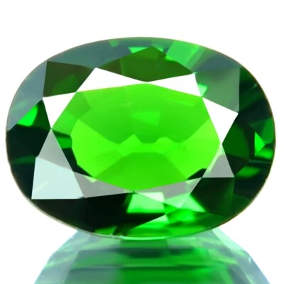 Хром турмалин 1,39 карата безупречный сверкающий натуральный лучший 5A + хром зеленый драгоценный камень! - Изображение 1 из 4