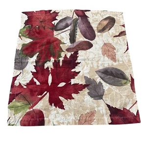 Pottery Barn Leinenmischung Servietten 2er Set Blumen Herbst Blätter Preloved - Bild 1 von 6