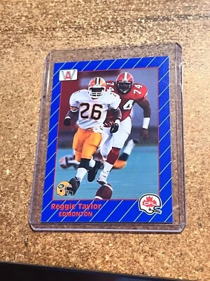1991 AW Sports CFL Football # 45 Reggie Taylor - Image 1 of 4